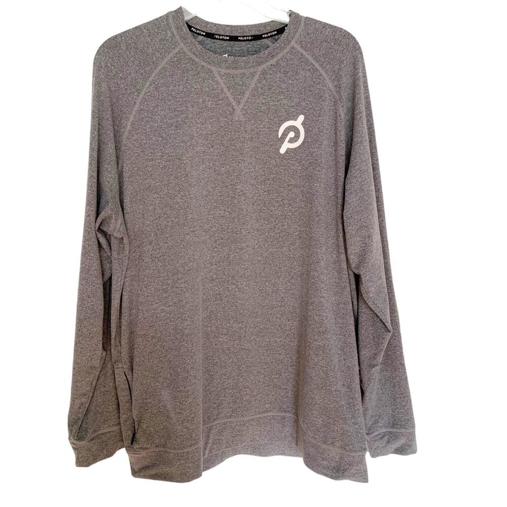Peloton Men's Grey Dreamblend Crewneck L/S Pullover X Large NWOT - Picture 2 of 7